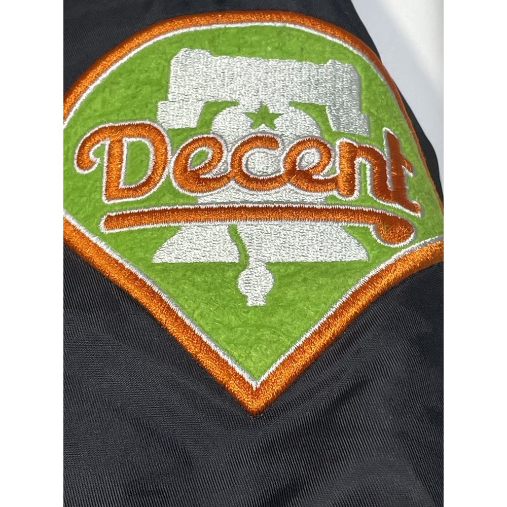 Mishka NYC‎ x Mad Decent Varsity Bomber Jacket Men's XL Black Neon Green Rare - Picture 5 of 12